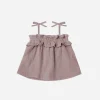 Rylee And Cru Face Masks>Rylee + Cru Ruffle Tube Top || Purple