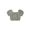 Rylee And Cru Face Masks>Rylee + Cru Skipper Top Marine Gingham