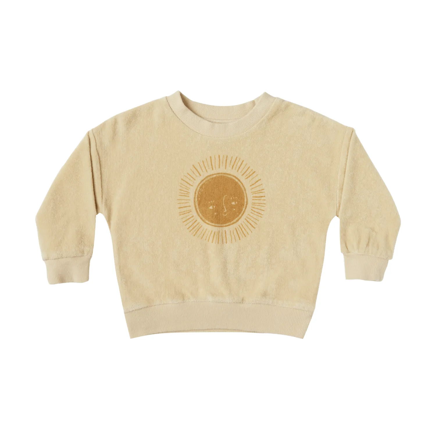 Rylee And Cru Hoodies>Rylee + Cru Terry Crewneck Sun Pullover
