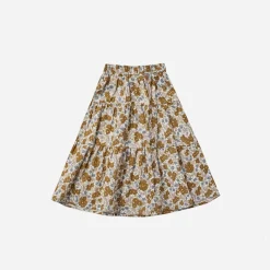 Rylee And Cru Dresses>Rylee + Cru Tiered Midi Skirt || Gardenia