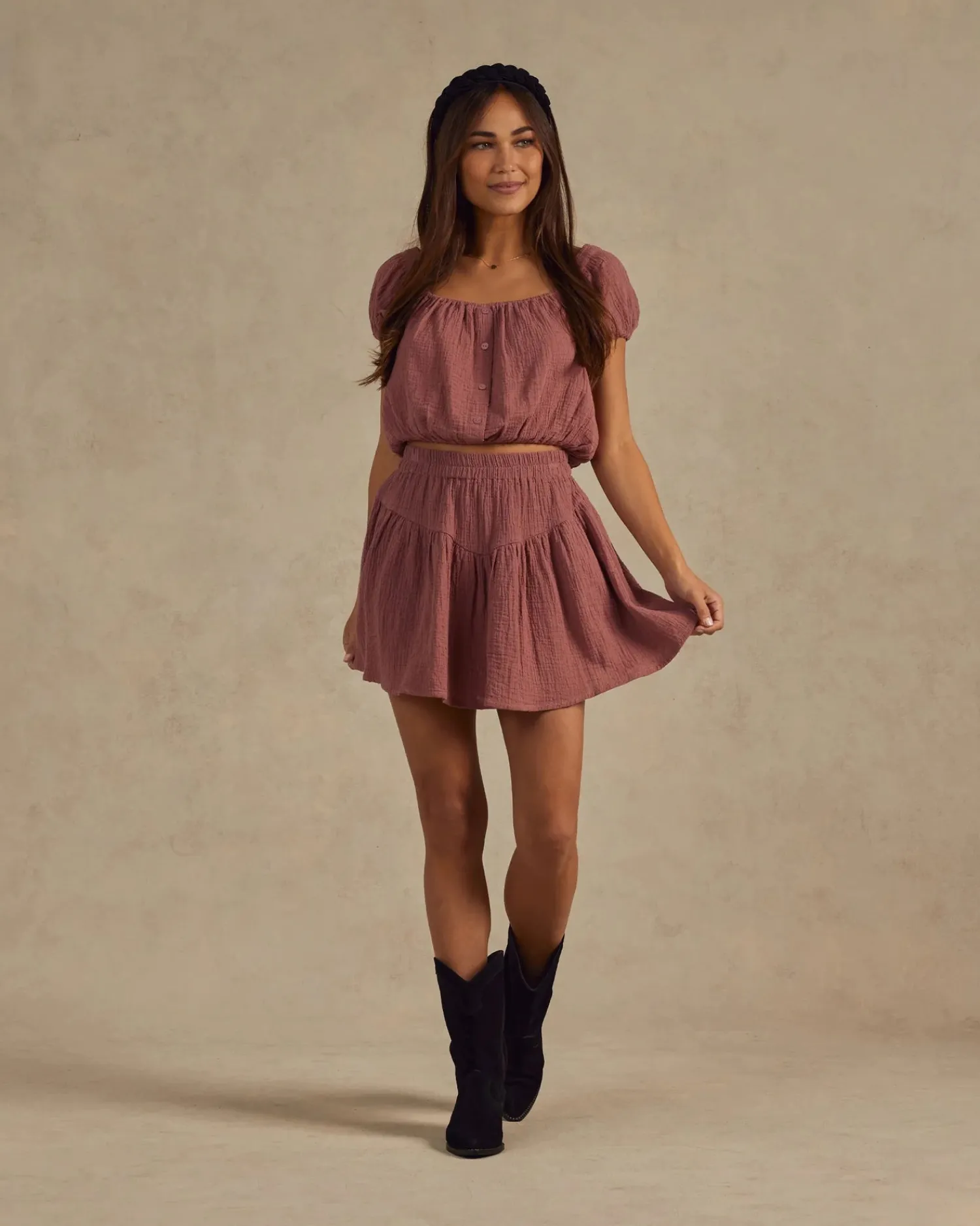 Rylee And Cru Face Masks>Rylee + Cru Women Sparrow Skirt | Raspberry
