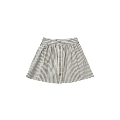 Rylee And Cru Dresses> Button Front Mini Skirt Railroad Stripe