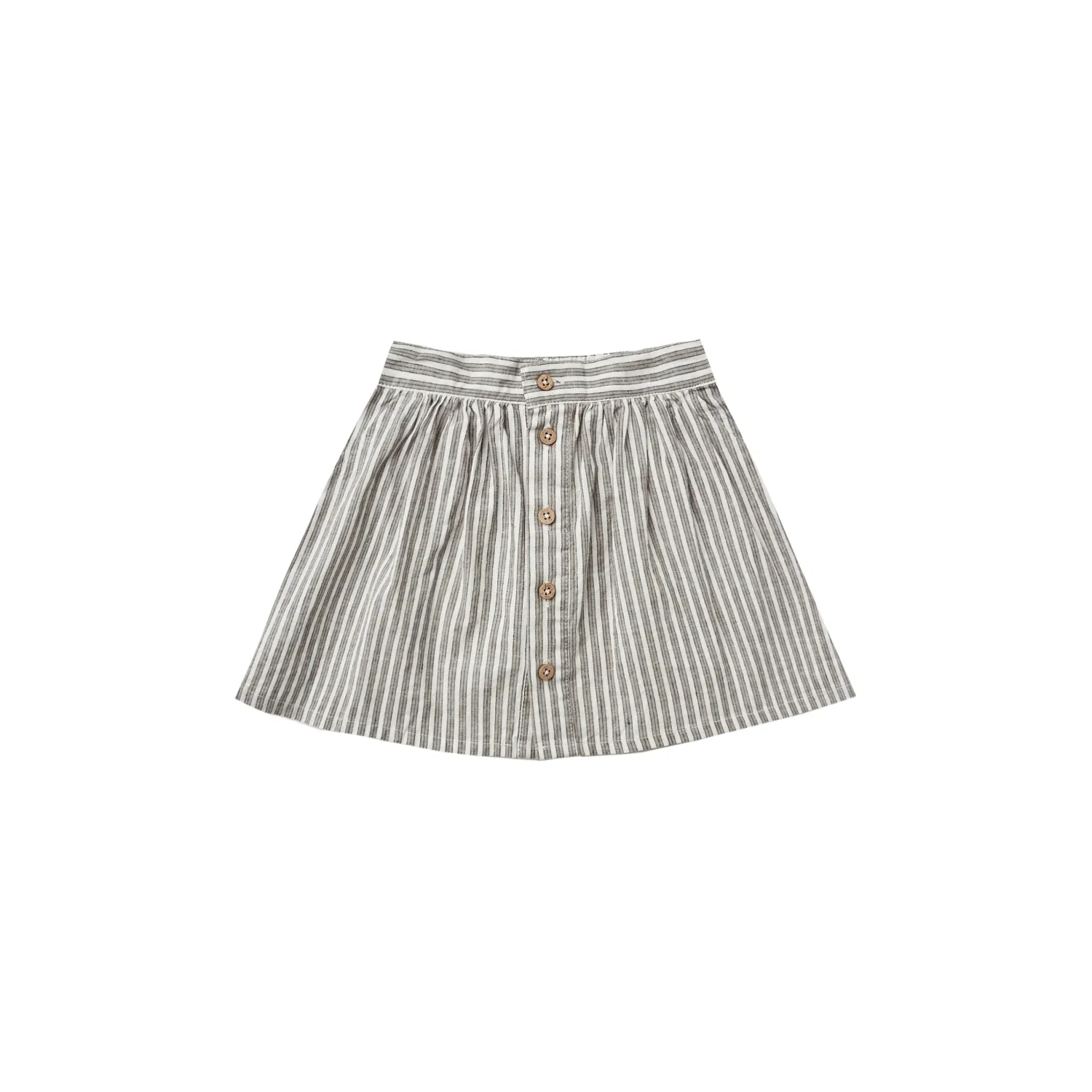 Rylee And Cru Dresses> Button Front Mini Skirt Railroad Stripe