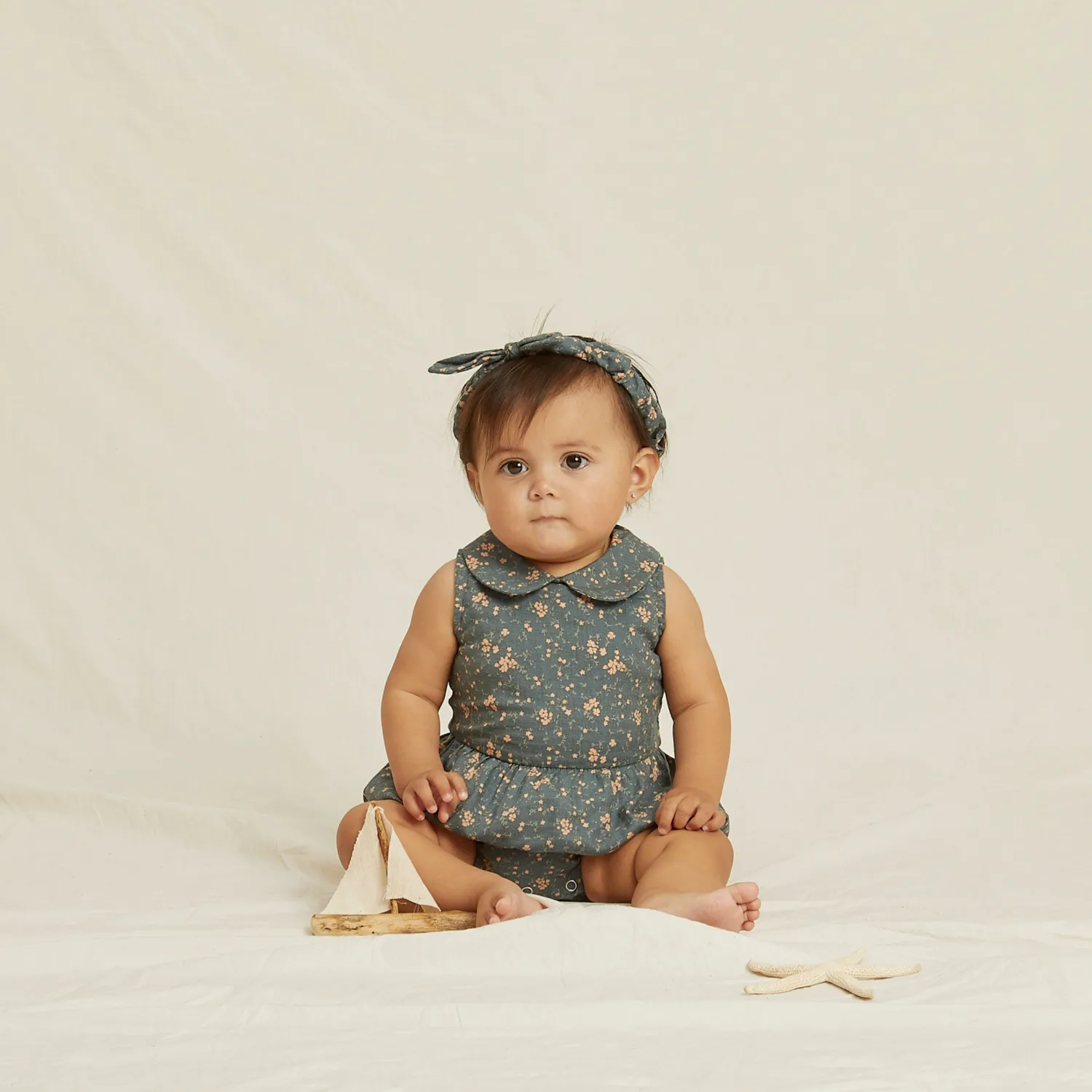 Rylee And Cru Rompers> Cora Romper | Dark Floral