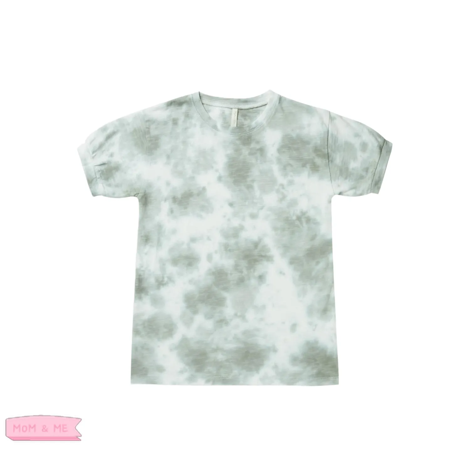 Rylee And Cru Long Sleeve T Shirts> Jersey Shirt Dress Aqua Tie Dye