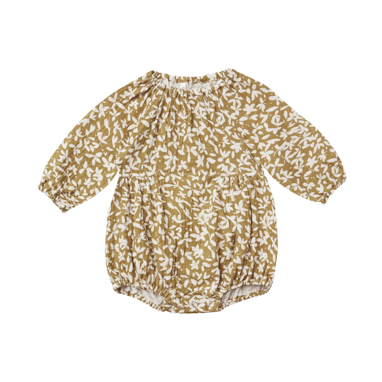 Rylee And Cru Rompers> Long Sleeve Bubble Romper Ditsy Floral