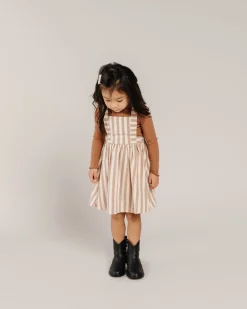 Rylee And Cru Overalls & Jumpsuits> Pinafore Dress Retro Stripe
