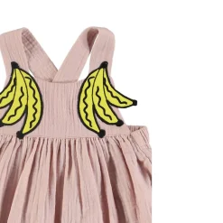 Stella McCarney Kids Onesies>Stella Mccartney Kids Baby Girl Banana Patch Powder Pink Onesie
