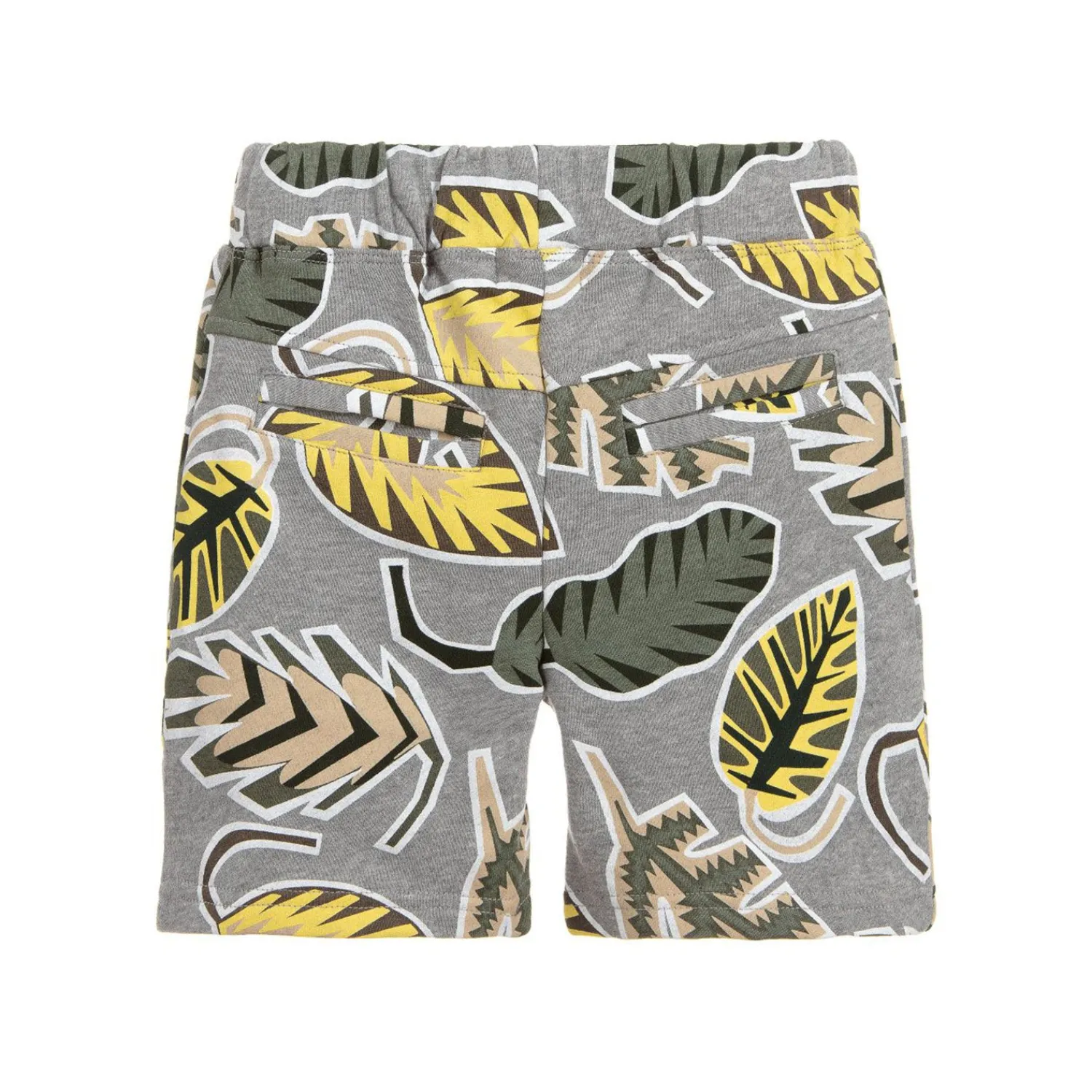 Stella McCarney Kids Shorts>Stella Mccartney Kids Boys Palm Leaf Fleece Shorts