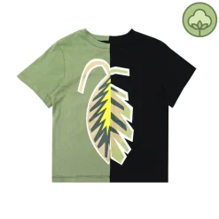 Stella McCarney Kids Long Sleeve T Shirts>Stella Mccartney Kids Boys Palm Leaf Tee