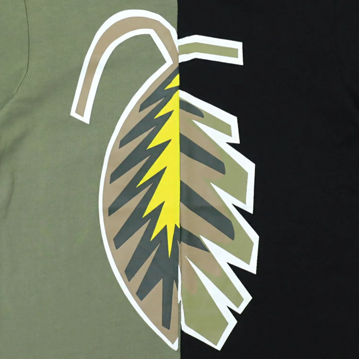 Stella McCarney Kids Long Sleeve T Shirts>Stella Mccartney Kids Boys Palm Leaf Tee
