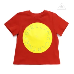 Stella McCarney Kids T Shirts>Stella Mccartney Kids Boy Cotton Logo T-Shirt
