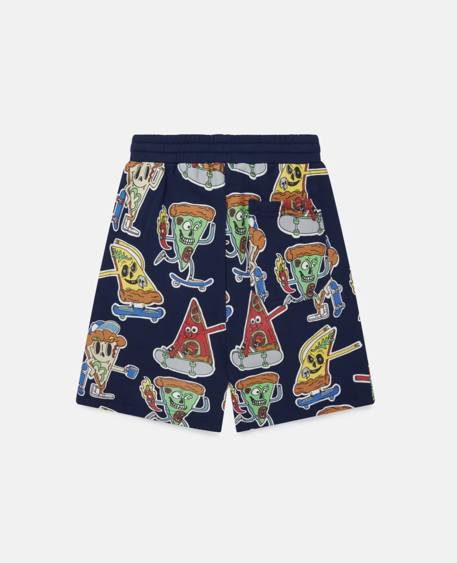 Stella McCarney Kids Shorts>Stella Mccartney Kids Boy Pizza Skaters Fleece Shorts