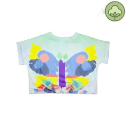 Stella McCarney Kids Long Sleeve T Shirts>Stella Mccartney Kids Butterfly Tie Tee