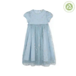 Stella McCarney Kids Overalls & Jumpsuits>Stella Mccartney Kids Silver Stars Tulle Dress