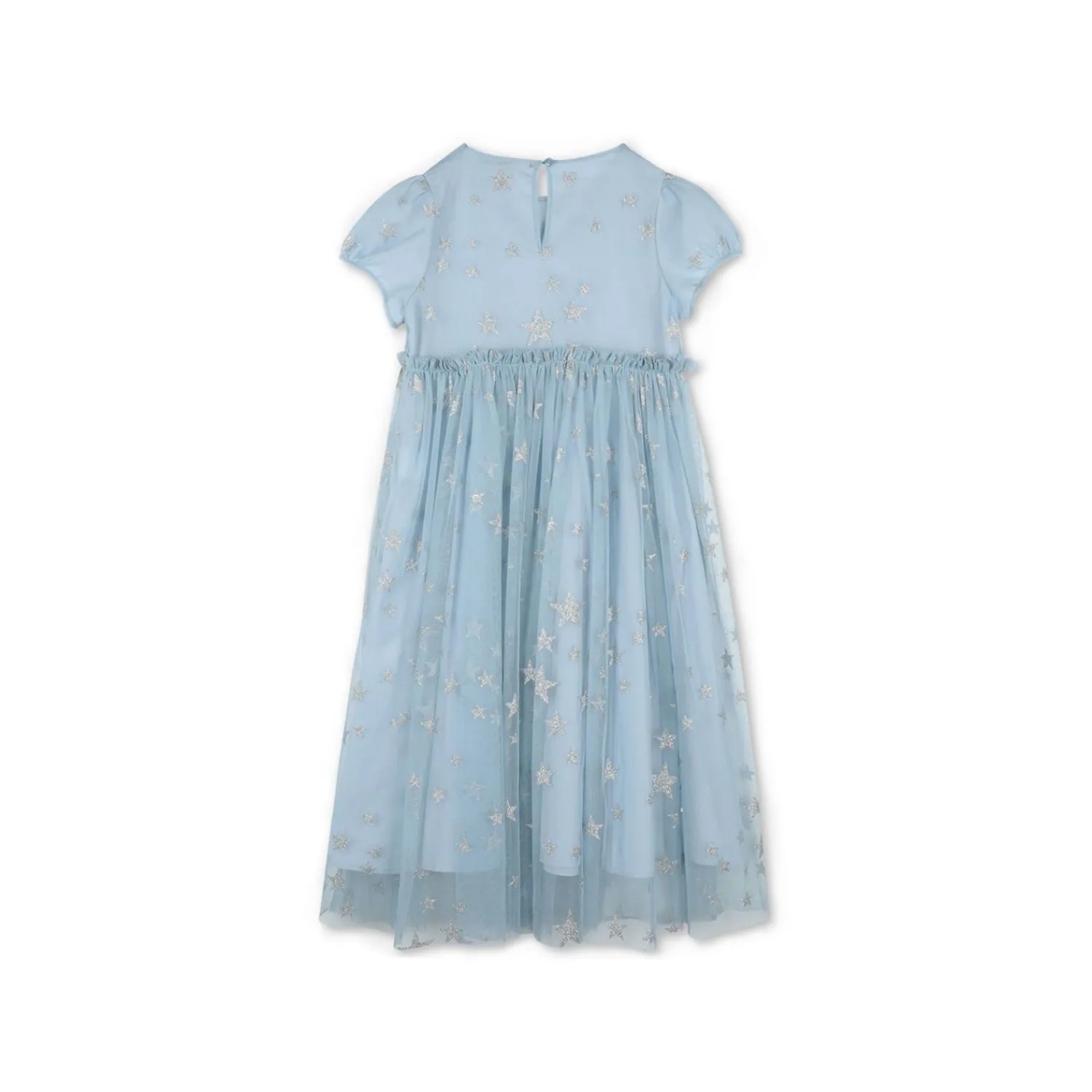 Stella McCarney Kids Overalls & Jumpsuits>Stella Mccartney Kids Silver Stars Tulle Dress