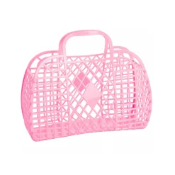 Sun Jellies Face Masks> Retro Basket (Large) Bubblegum Pink