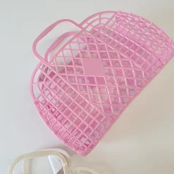 Sun Jellies Face Masks> Retro Basket (Large) Bubblegum Pink