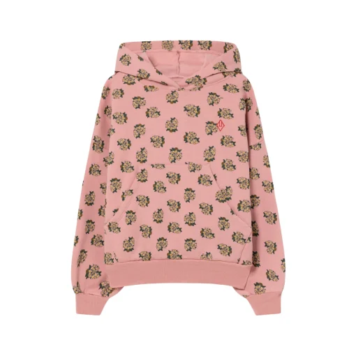 The Animals Observatory Hoodies> Beaver Sweatshirt Pink Flowers
