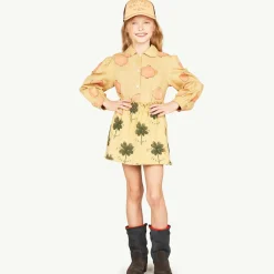The Animals Observatory Dresses> Brown Wombat Clovers Skirt