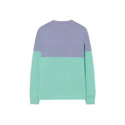 The Animals Observatory Blouses> Bicolor Dog T Shirt Blue/Turquoise