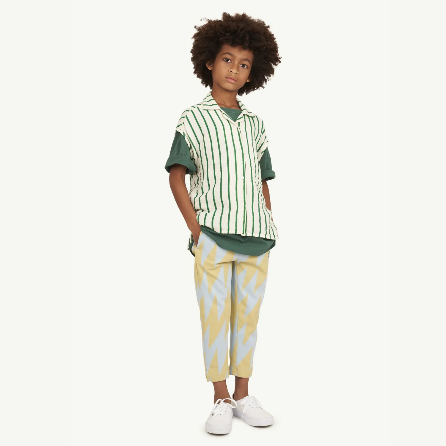 The Animals Observatory Pants> Blue Camaleon Pants
