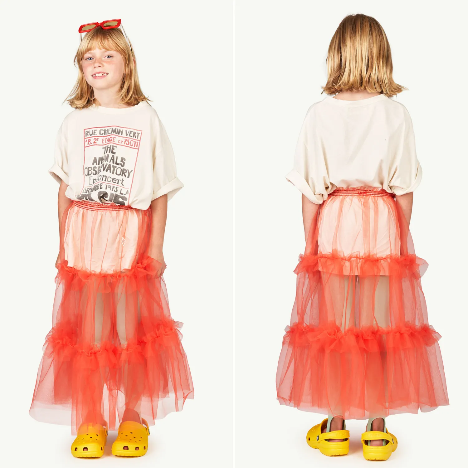 The Animals Observatory Dresses> Blowfish Kids Skirt Red Logo