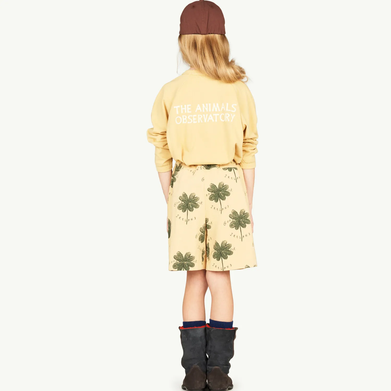 The Animals Observatory Blouses> Brown Anteater Long Sleeve T-Shirt