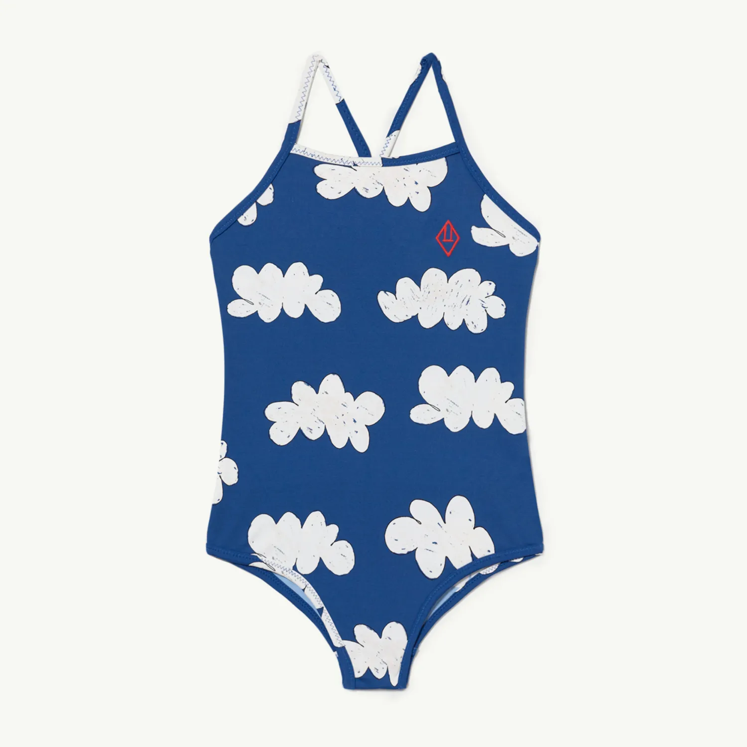 The Animals Observatory Face Masks> Girls Trout Logo Swimsuit (Upf50+)