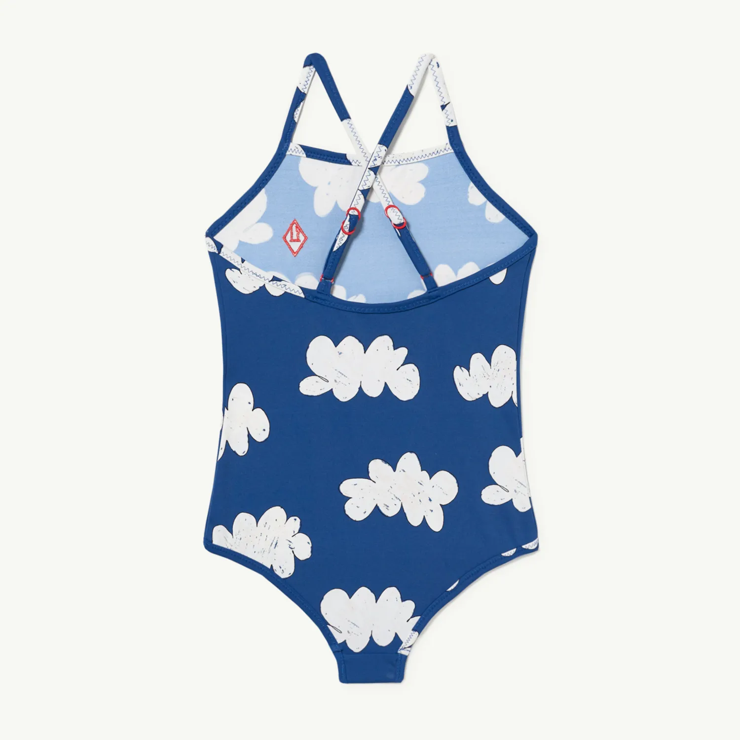 The Animals Observatory Face Masks> Girls Trout Logo Swimsuit (Upf50+)