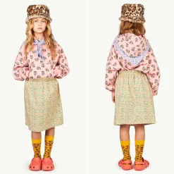 The Animals Observatory Dresses> Kitten Skirt Pink Flowers
