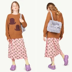 The Animals Observatory Dresses> Ladybug Skirt Pink Flowers