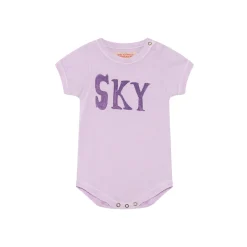 The Animals Observatory Onesies> Lilac Sky Chimpanzee Baby Body