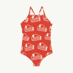 The Animals Observatory Face Masks> Red The Animals Trout Swimsuit