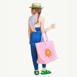 The Animals Observatory Face Masks> Soft Pink Sun Tote Bag