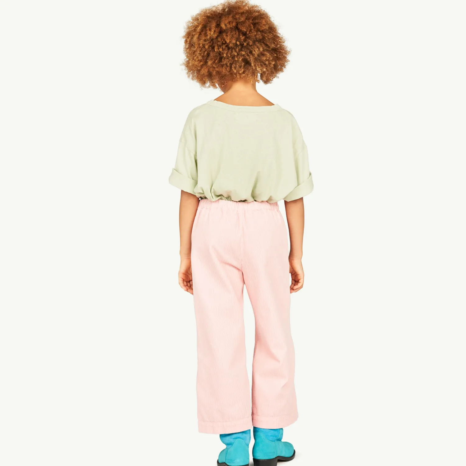 The Animals Observatory Long Sleeve T Shirts> Soft Green Rooster Oversize T-Shirt