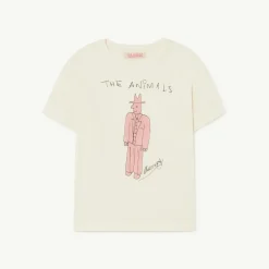 The Animals Observatory Long Sleeve T Shirts> White Rooster Mysterious T-Shirt