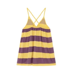 The Animals Observatory Overalls & Jumpsuits> Yellow Stripes Otter Dress
