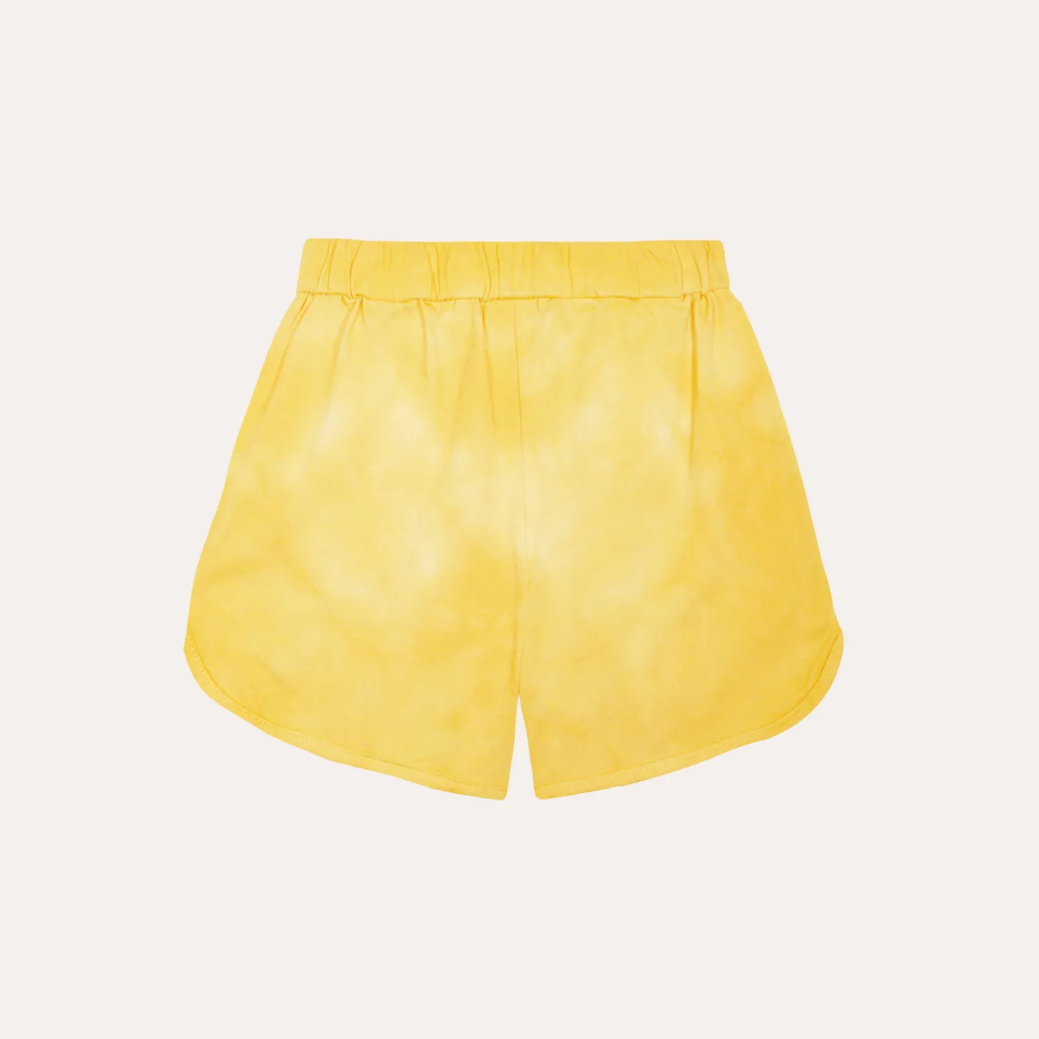The Campamento Shorts> Yellow Tie Dye Shorts