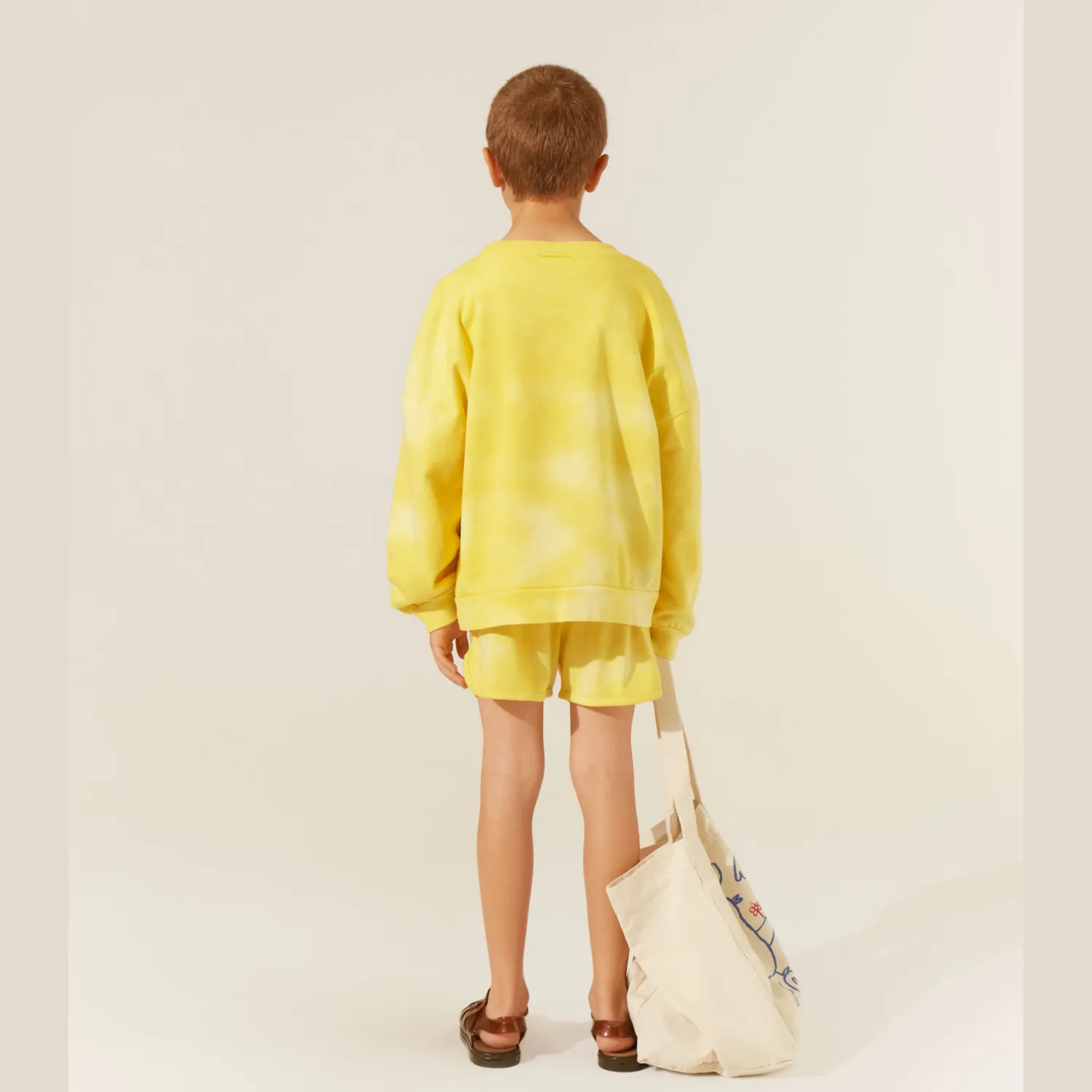 The Campamento Sweatshirts> Yellow Tie Dye Sweatshirt