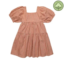 The New Society Overalls & Jumpsuits> Arlette Dress Caramel Check