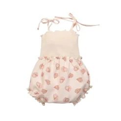 The New Society Rompers> Carola Baby Romper Shell