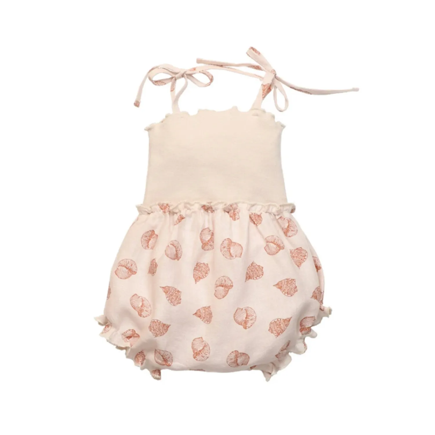 The New Society Rompers> Carola Baby Romper Shell