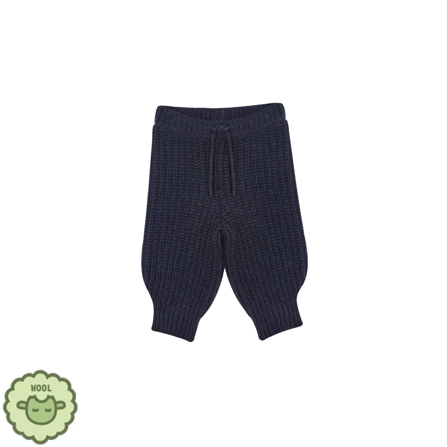 The New Society Pants> Easy Rib Baby Pant Navy