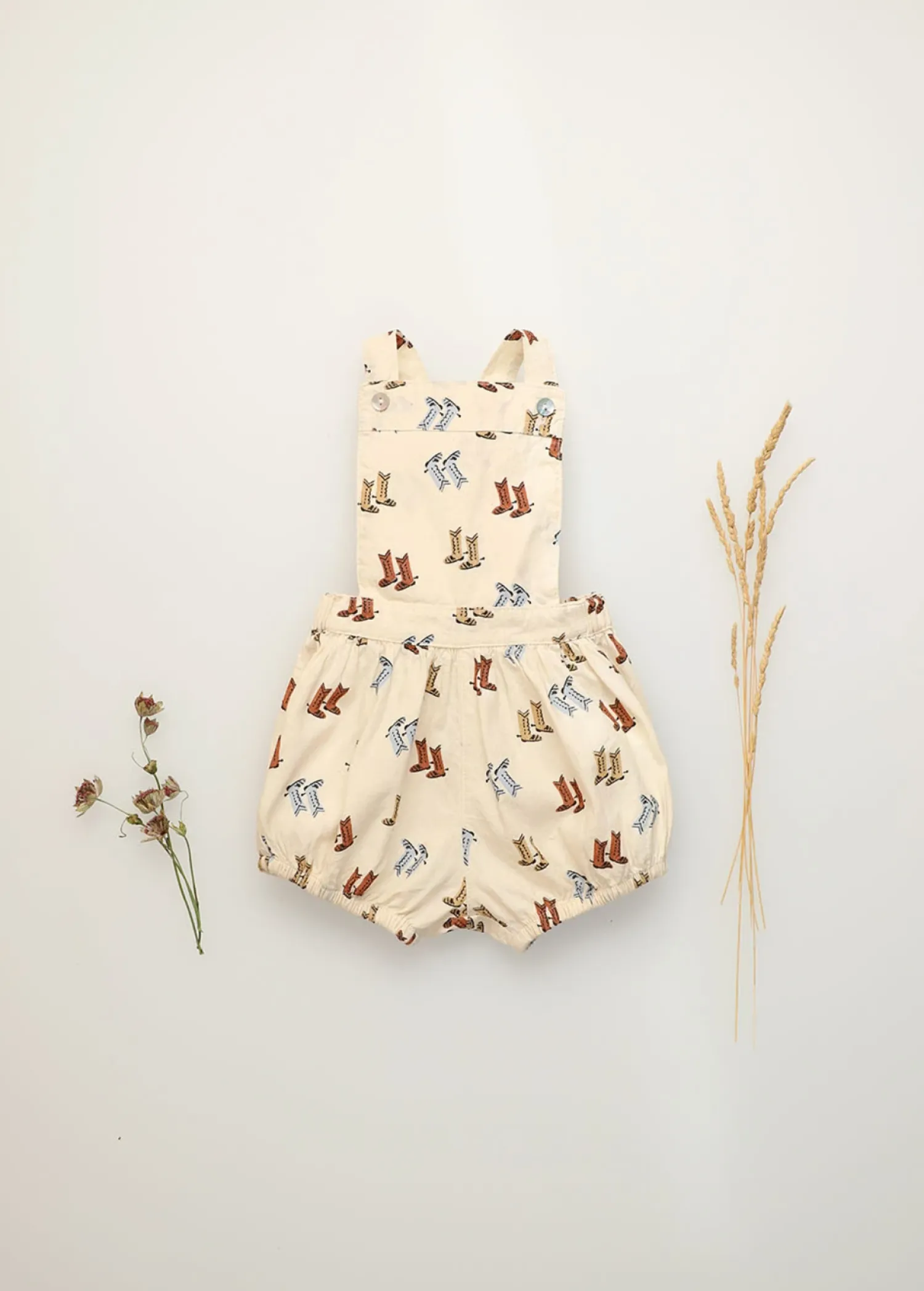 The New Society Rompers> Eleonora Baby Romper Dallas