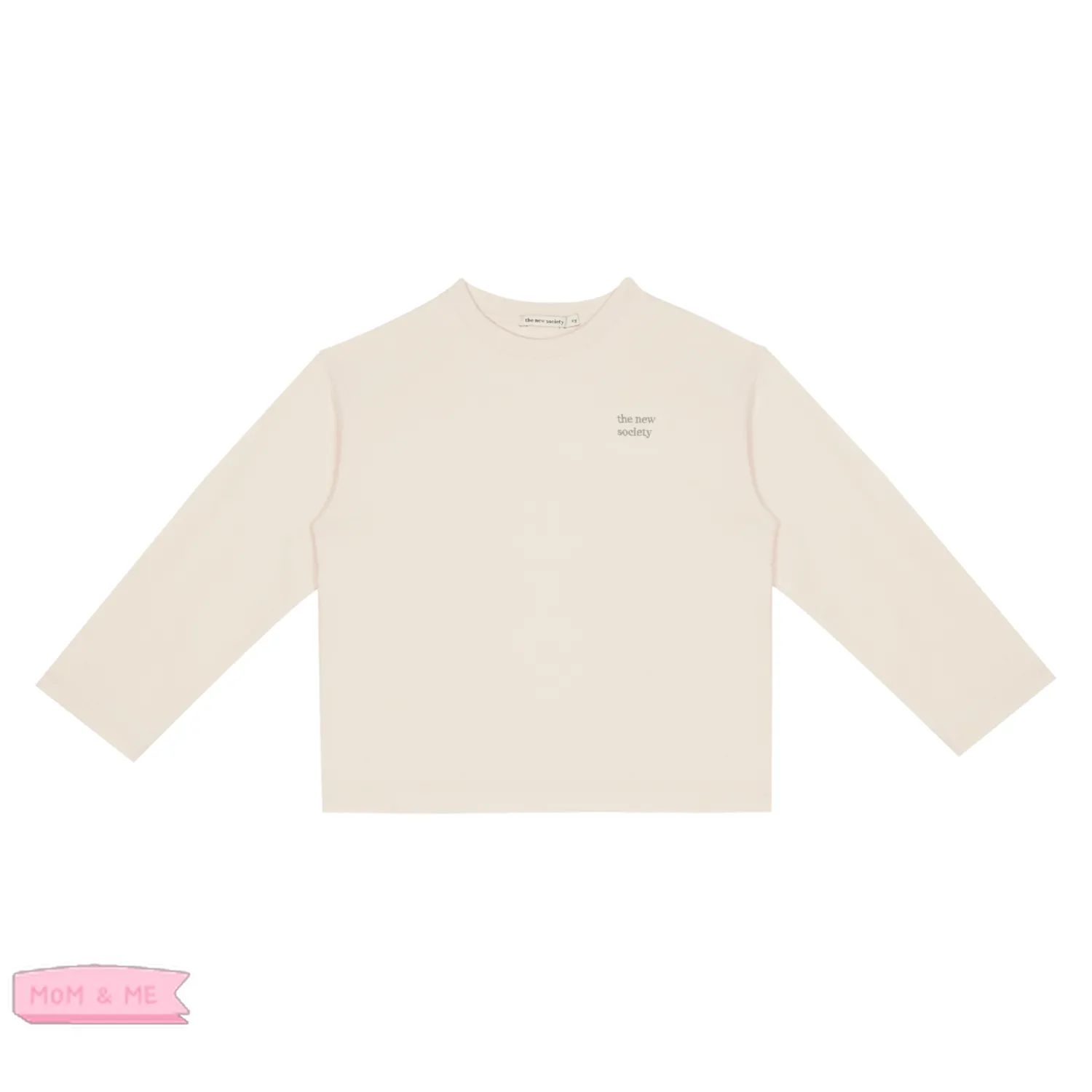 The New Society Blouses> Long Sleeve Tee Natural