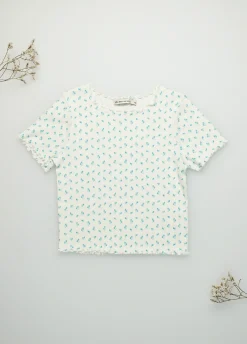 The New Society Long Sleeve T Shirts> Mar Tee Tulipe Flower