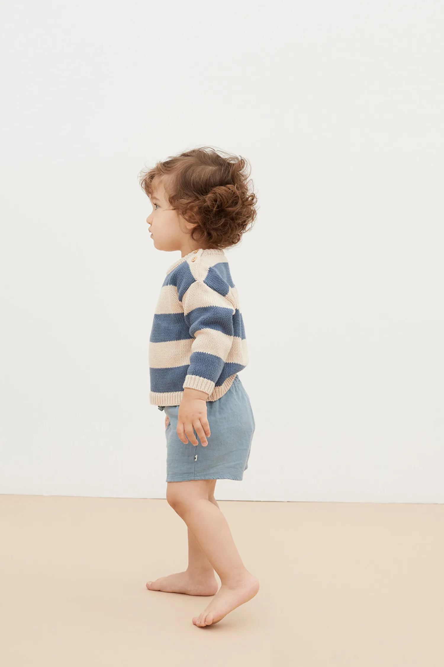 The New Society Shorts> Olivia Baby Short Nebbia