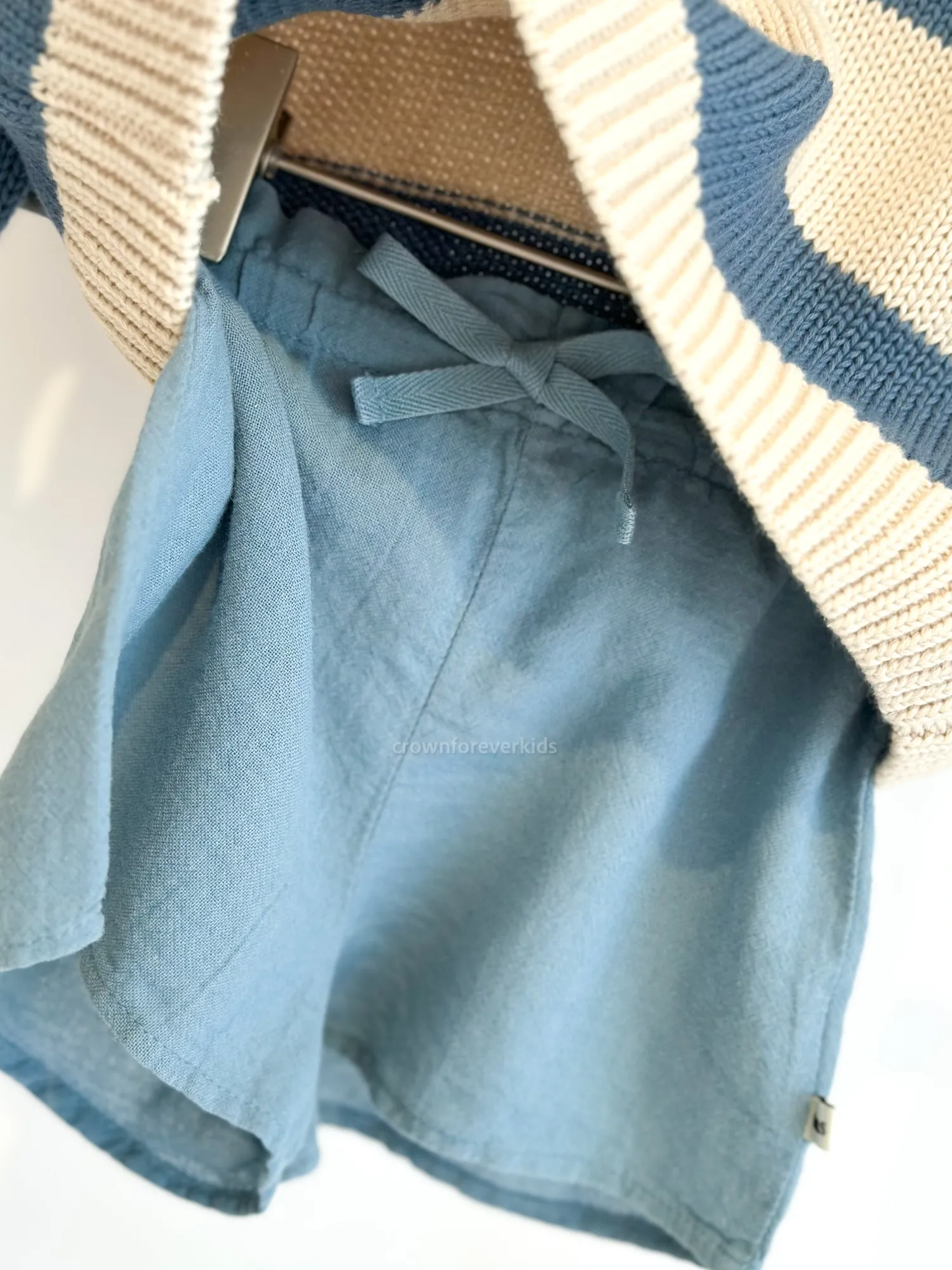 The New Society Shorts> Olivia Baby Short Nebbia