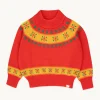 Tiny cottons Face Masks> Folky Mockneck Sweater